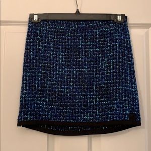 Tweed mini skirt